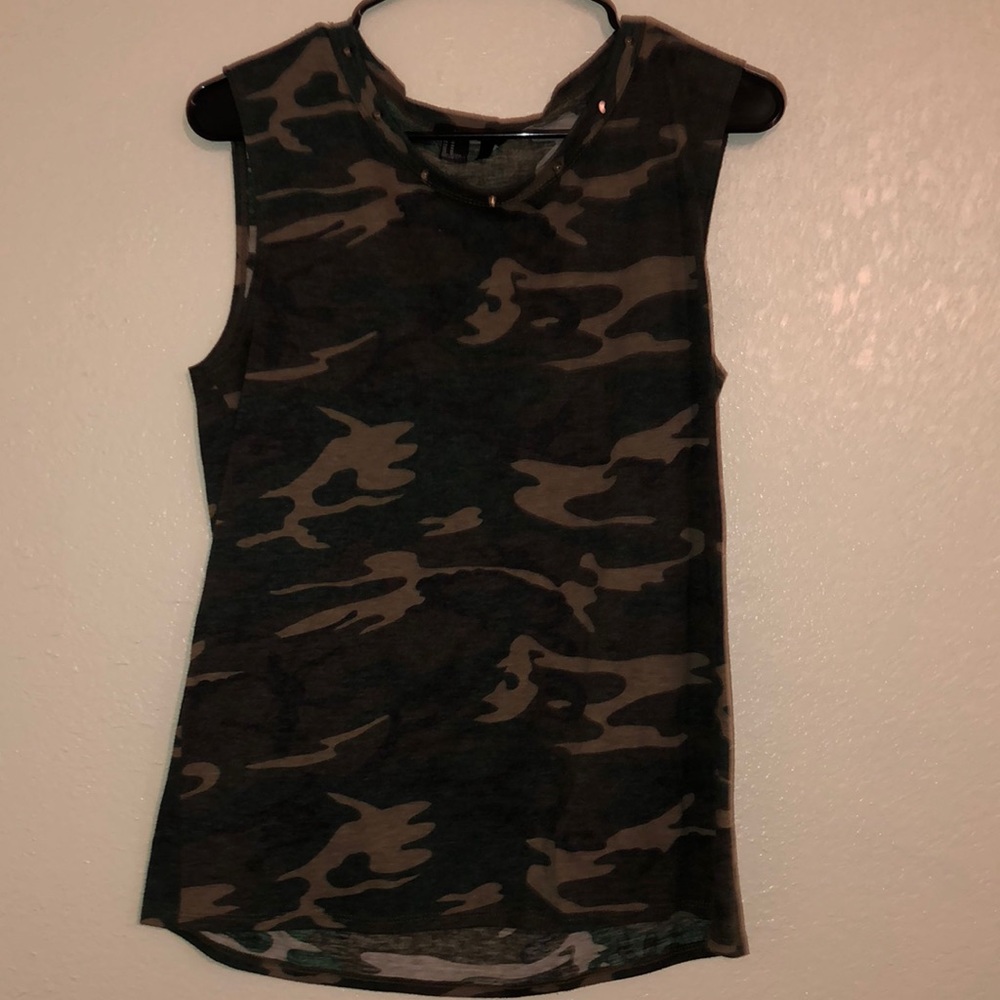 Camo tank top